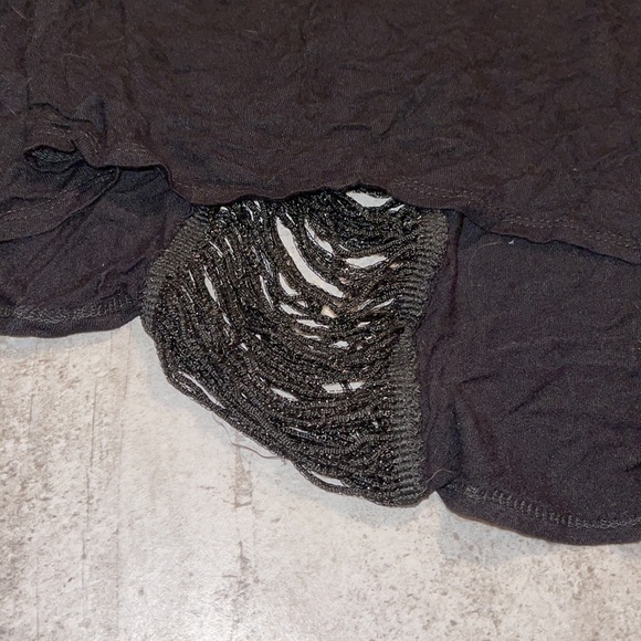 Super cute black tank with cut out back! - Picture 3 of 4